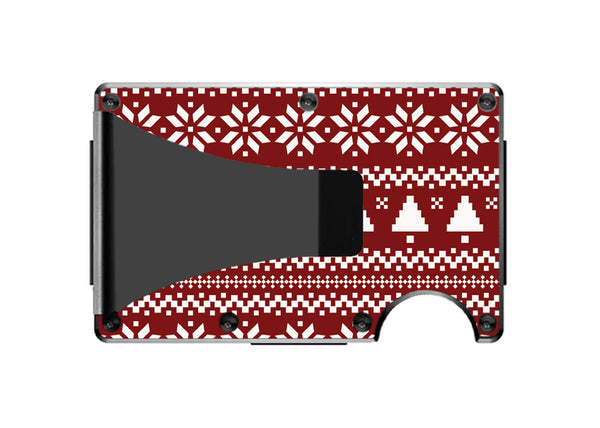 Christmas Sweater Ridge Wallet Grips