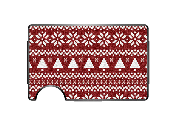 Christmas Sweater Ridge Wallet Grips