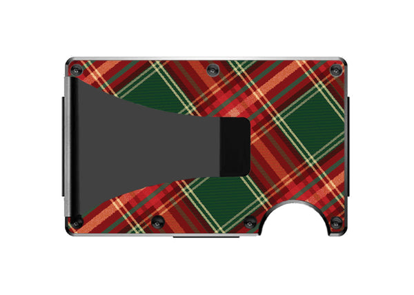 Christmas Plaid Ridge Wallet Grips