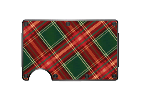 Christmas Plaid Ridge Wallet Grips