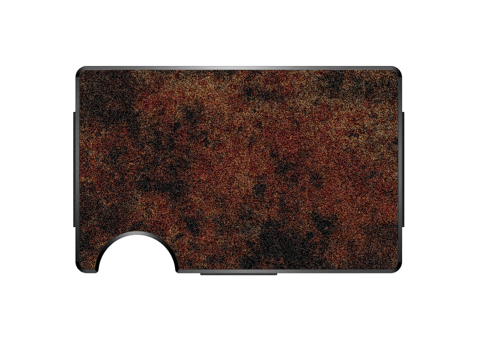 Rusted Wallet Rusted Metal Ridge Wallet Grips – Jim Grips